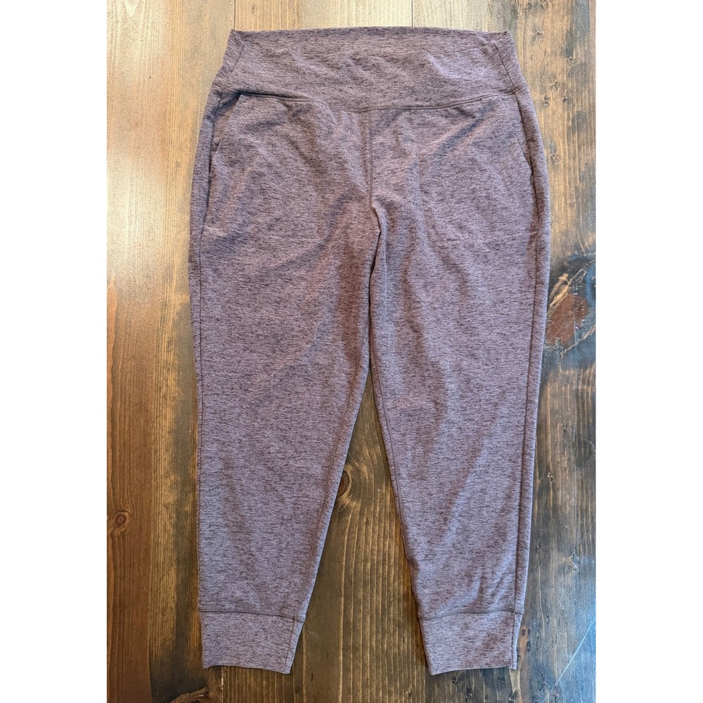 CALIA Carrie Underwood Womens XXL Heather Purple Jogger Pants High Rise Pockets